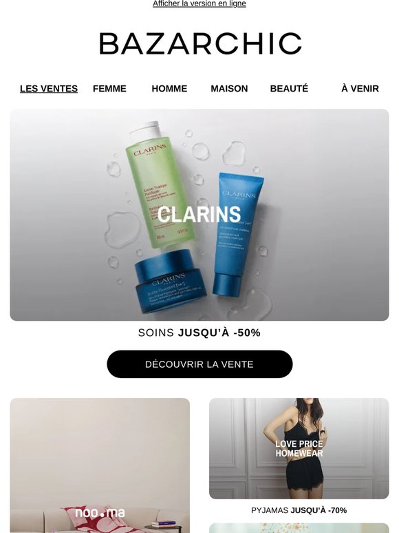 Clarins, Oro di Oro, Noo.ma... La sélection du jour