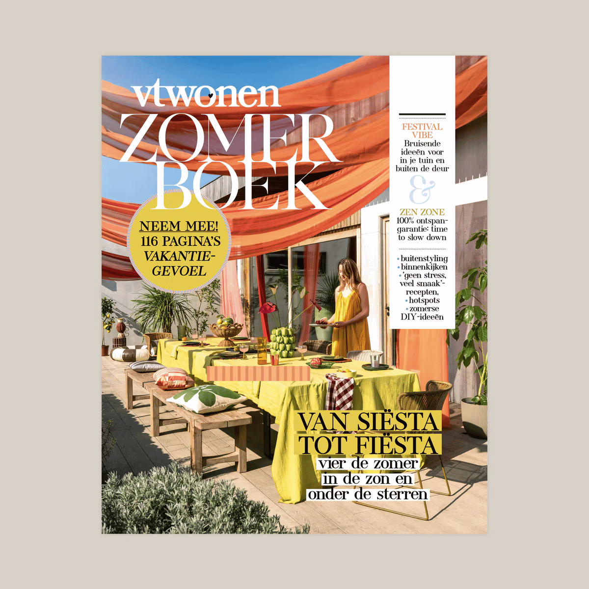Sun’s out! Met het vtwonen Zomerboek - vol binnenkijkers, heerlijke hotspots, tips voor je buitenstek en lekkere recepten - kom je helemaal in de stemming.