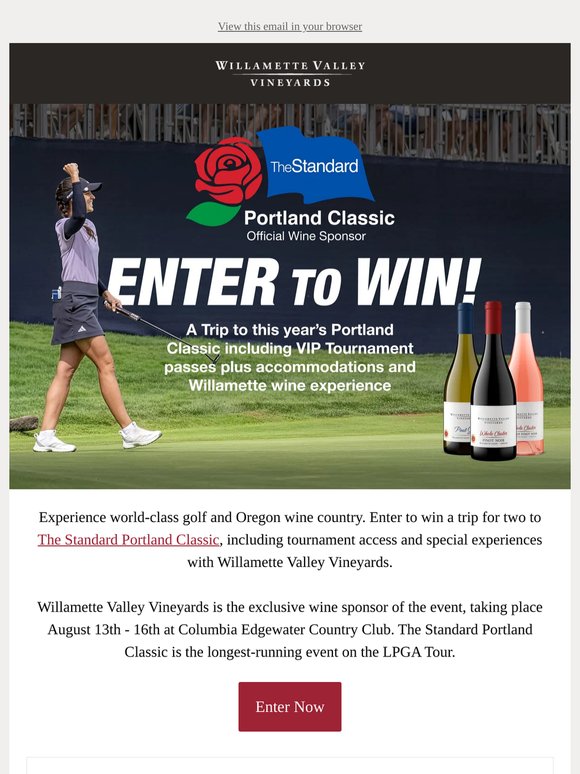 Win an Oregon Wine Country & Golf Sweepstakes 🏌🏻‍♀️