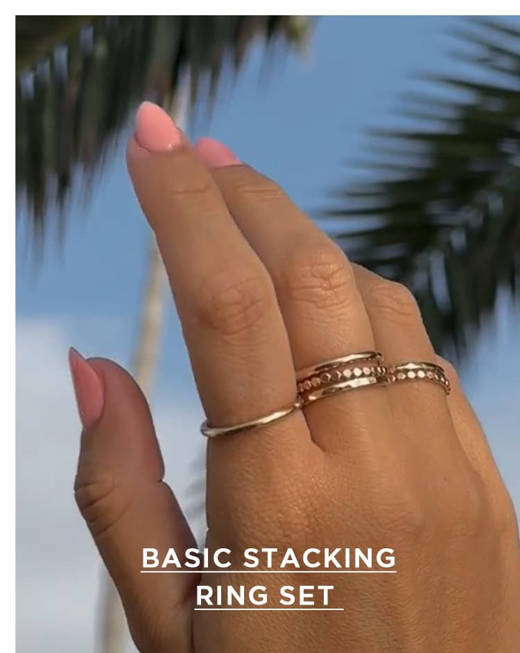 BASIC STACKING RING SET