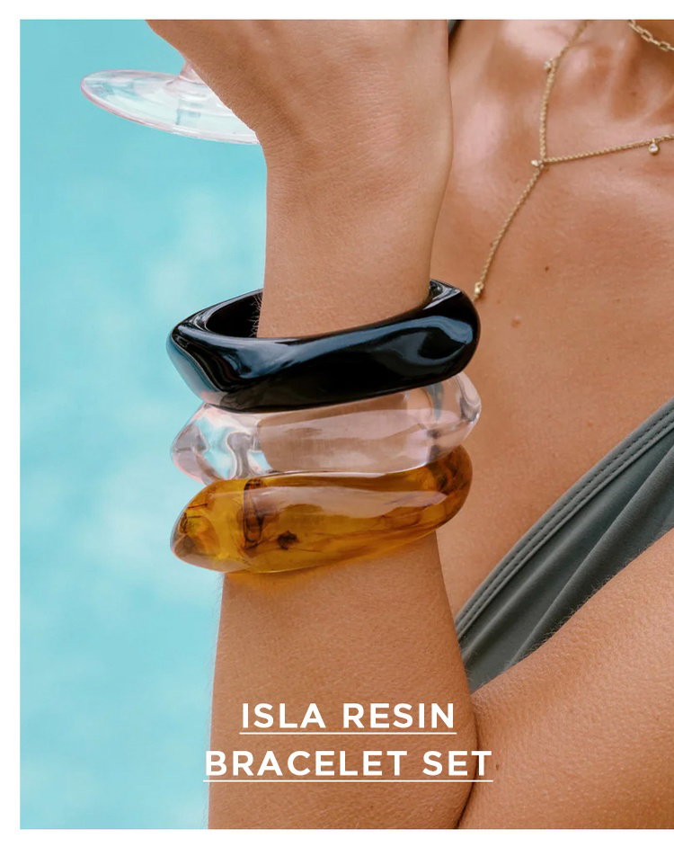 ISLA RESIN BRACELET SET