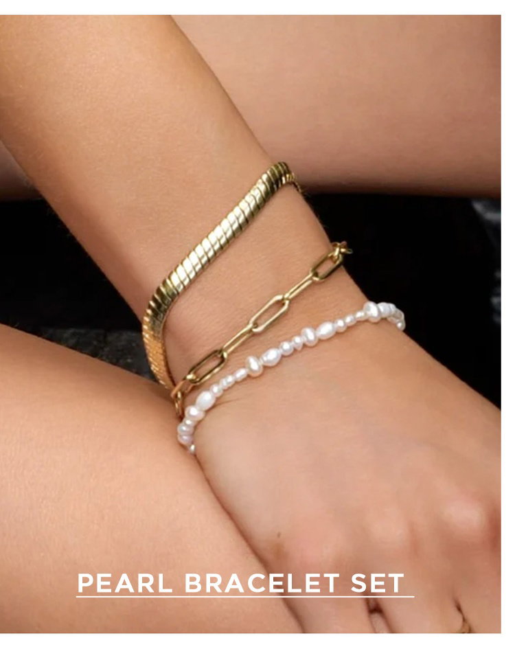 PEARL BRACELET SET