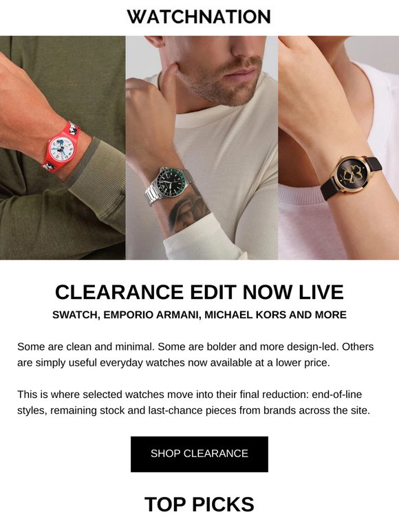Final reductions: The WatchNation Clearance Edit