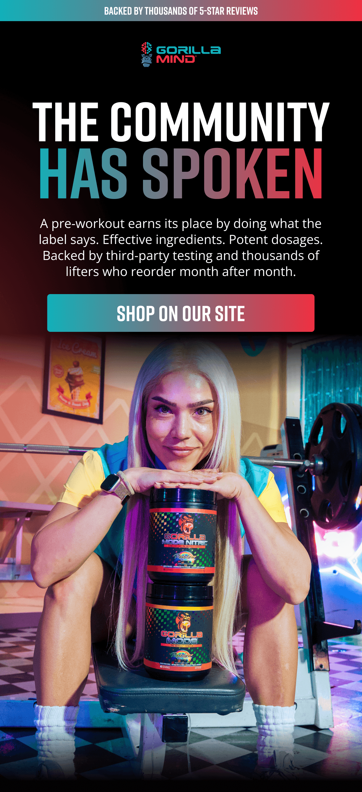 Shop On Our Site - Gorilla Mind