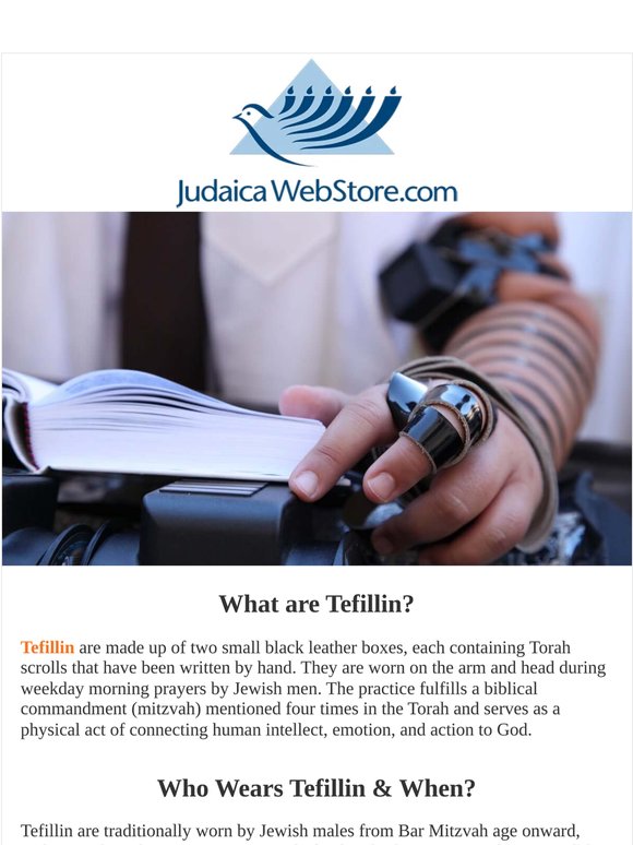 ✡️ Thinking About Buying Tefillin? Start Here