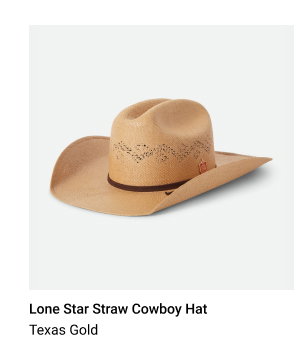 LONE STAR STRAW COYBOY HAT