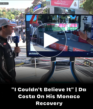 I couldn't believe it - Da Costa on his Monaco recovery