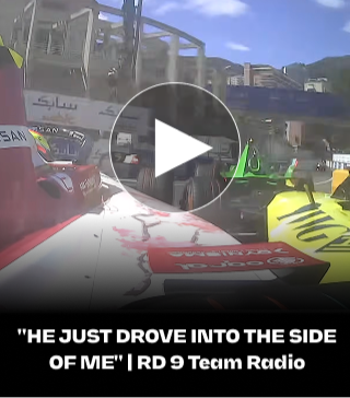 He just drove into the side of me - RD9 Team Radio