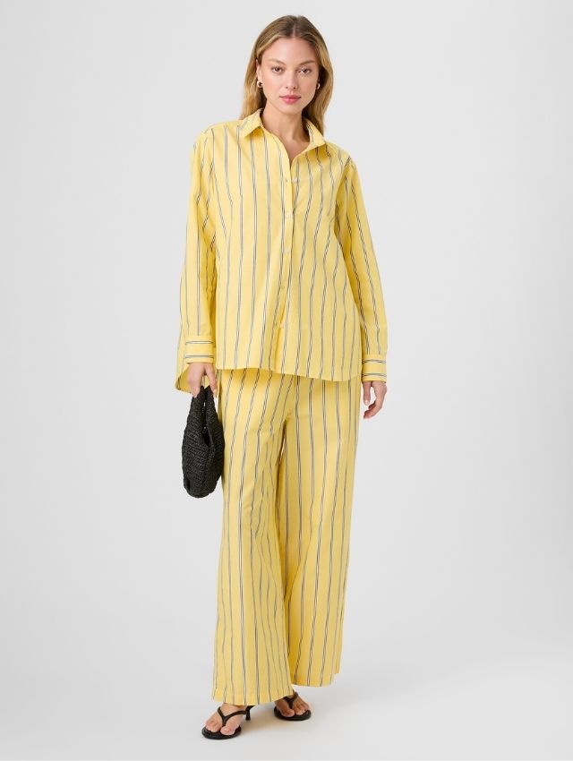 RHODES POPLIN NICO STRIPE SHIRT