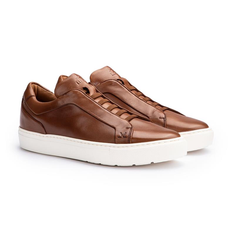 Image of LLOYD METRO SLIP X-Motion Herre Sneaker med Extralight Sål COGNAC 9 = 43