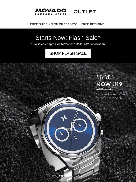 Flash Sale Starts NOW