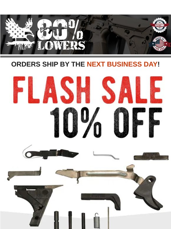🔥 Stock Up & Save: 10% Off Handgun LPKs Now!