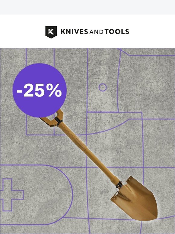 DEAL OF THE DAY: 25% off the Gerber Dredge Folding Shovel Coyote Brown, collapsible shovel