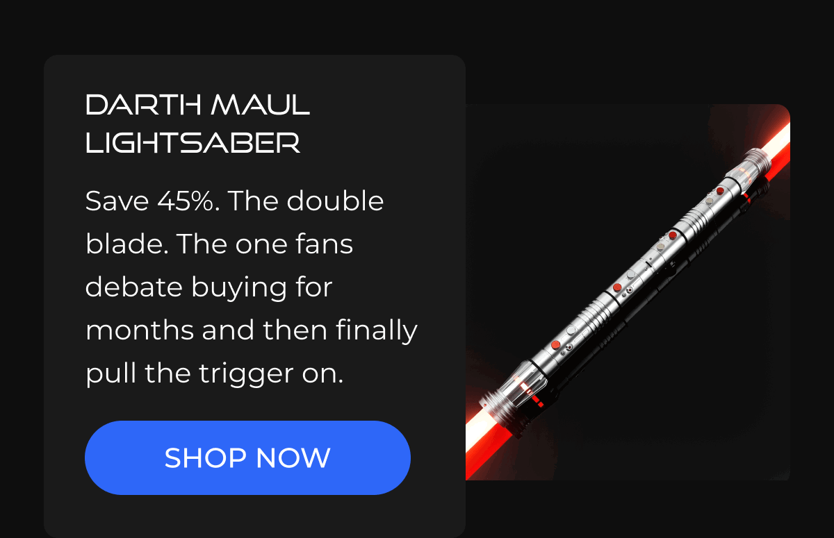 DARTH MAUL LIGHTSABER