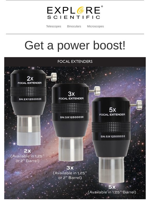Power up your eyepiece line-up!