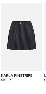 Shop Karla Pinstripe Skort
