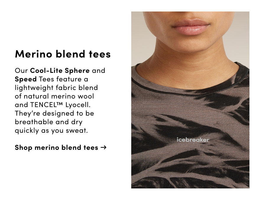 Merino blend tees
