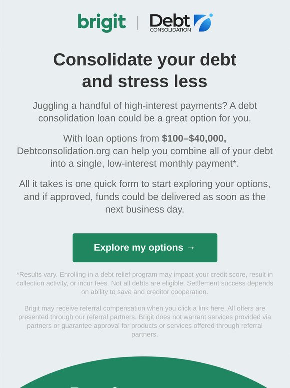 Simplify your debt 💸