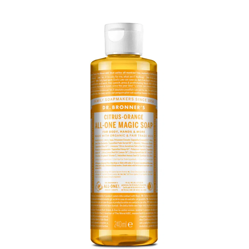 Image of Dr Bronner's Citrus-Orange Magic Soap 240ml
