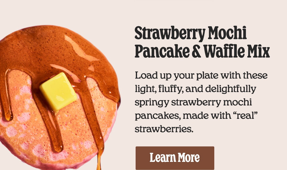 Strawberry Mochi Pancake & Waffle Mix