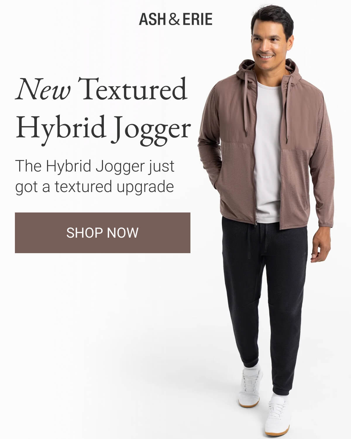 New Textured Hybrid Jogger