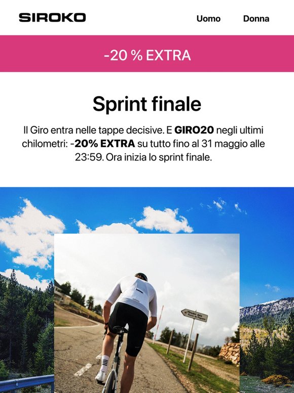 -20% EXTRA. Ultimi giorni.