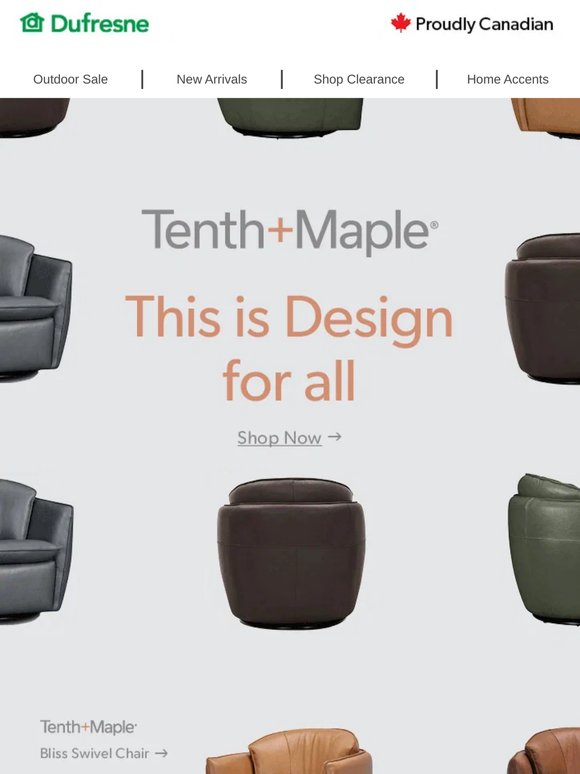 This is Design for All ✨ Shop Tenth+Maple®