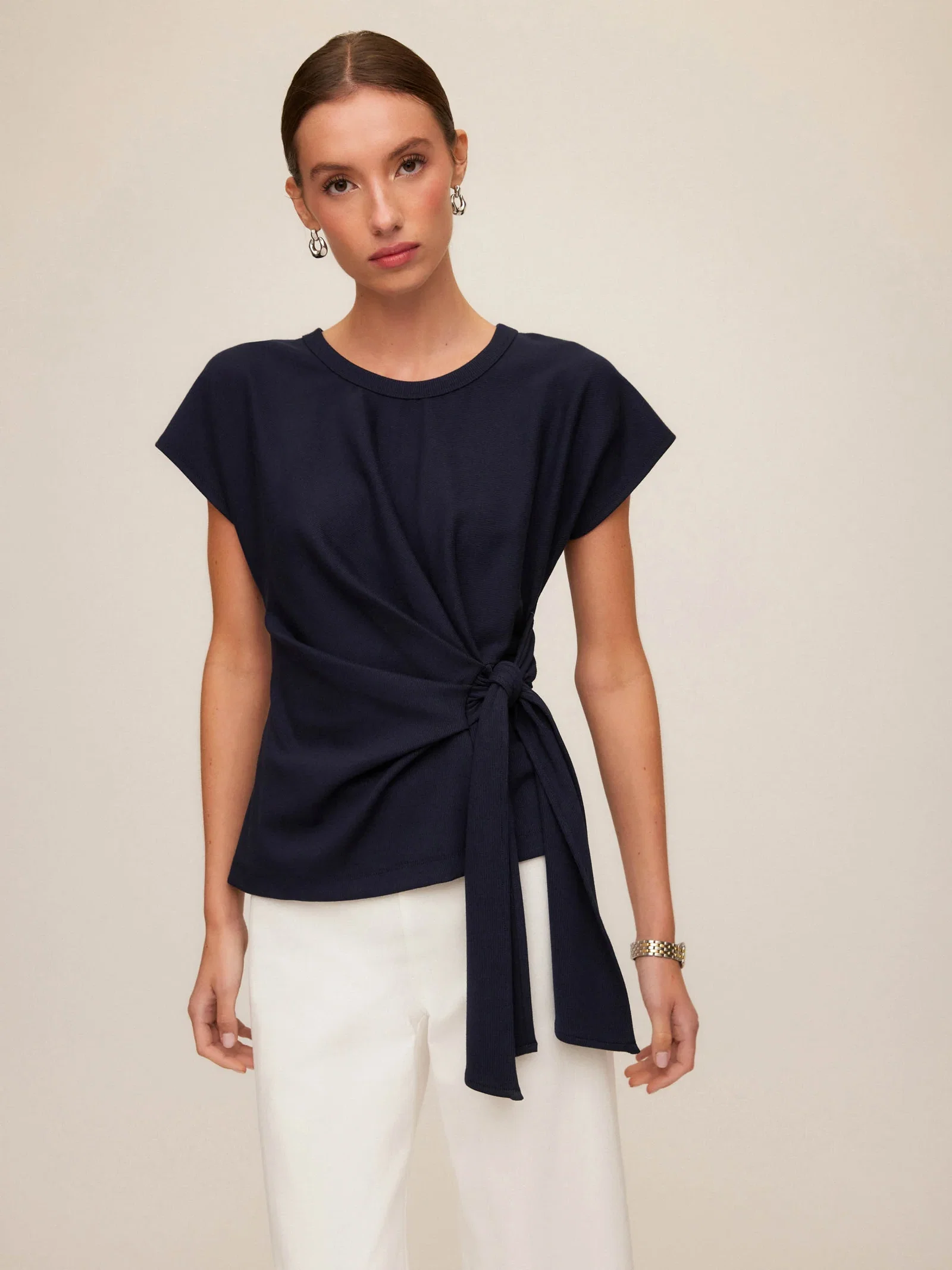 Image of Greta Side-Knot Top