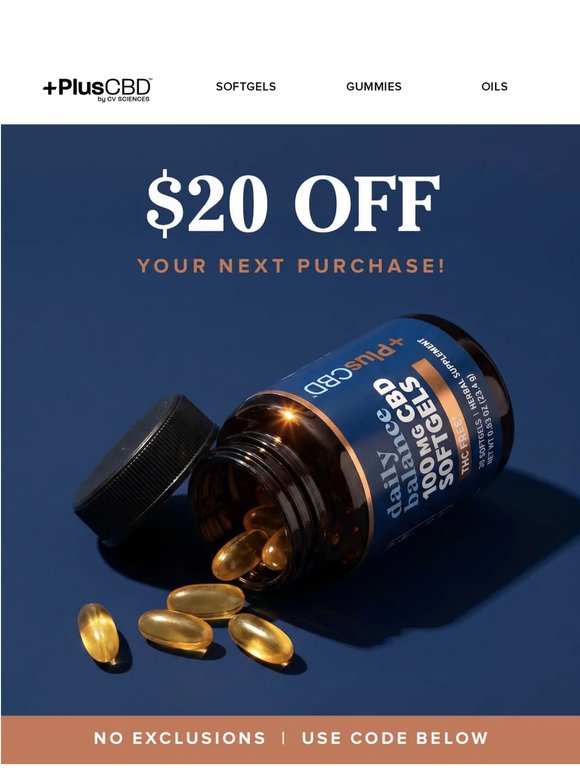 $20 Off Your Next Order! 🎁