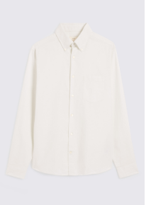 Off-White Washed Cotton Oxford Shirt