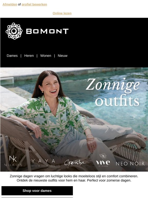 Zonnige outfits ☀️