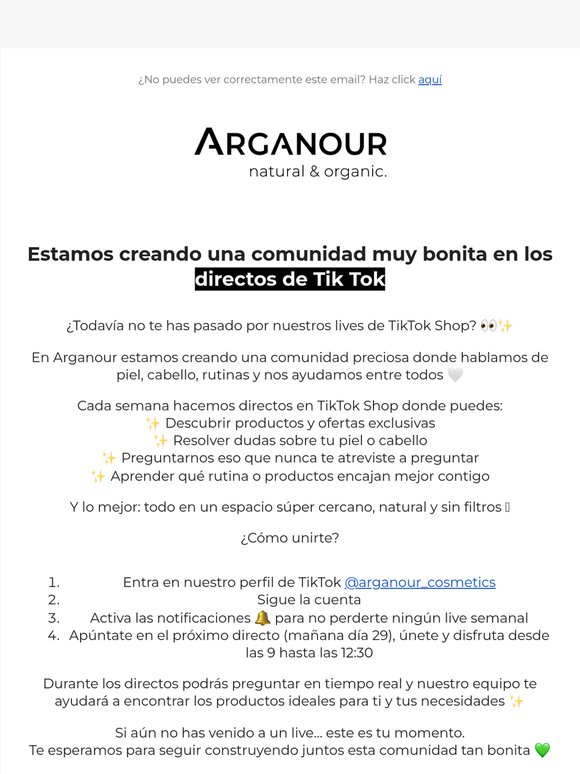 Estamos creando una comunidad muy bonita en los directos de Tik Tok