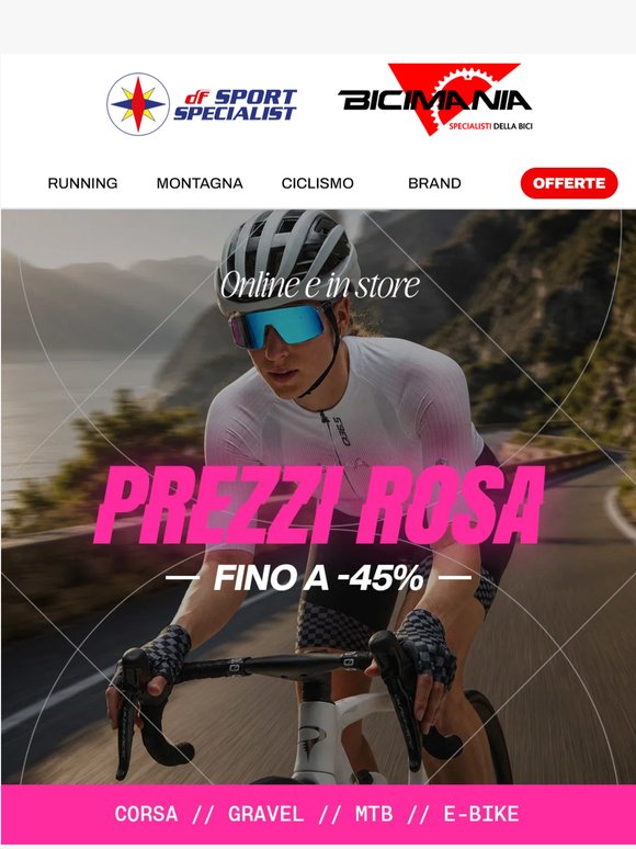 Prezzi Rosa 🚴 Fino a -45%