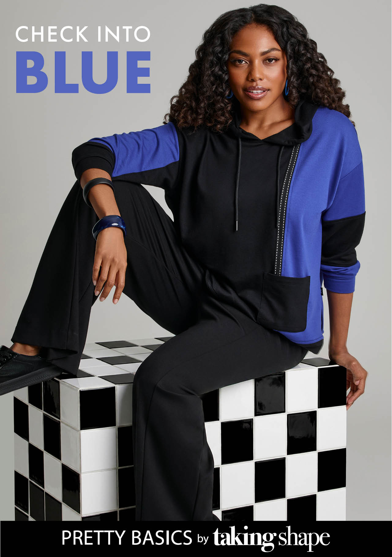 Check into Blue - Pretty Basics by Taking Shape