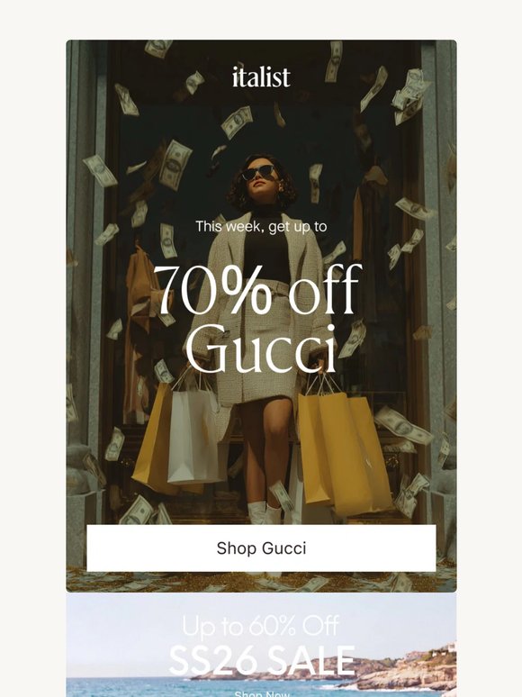 Flash Deal Friday — 70% off Gucci