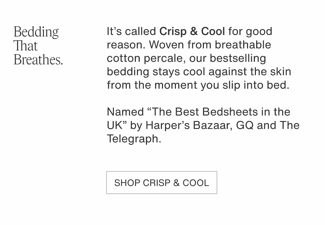 Shop Crisp & Cool