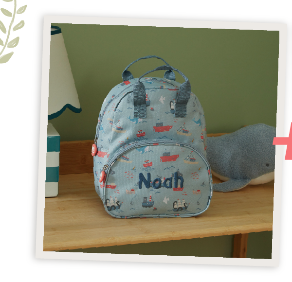 Personalised High Tide Mini Backpack
