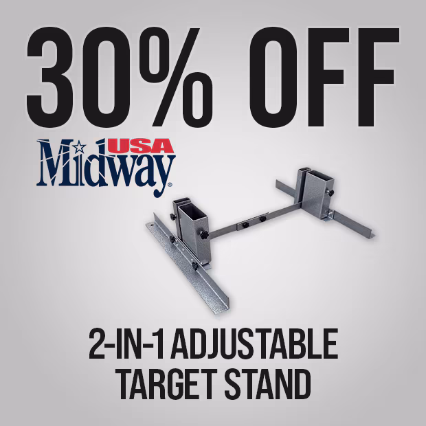 MidwayUSA 2-in-1 Adjustable Target Stand