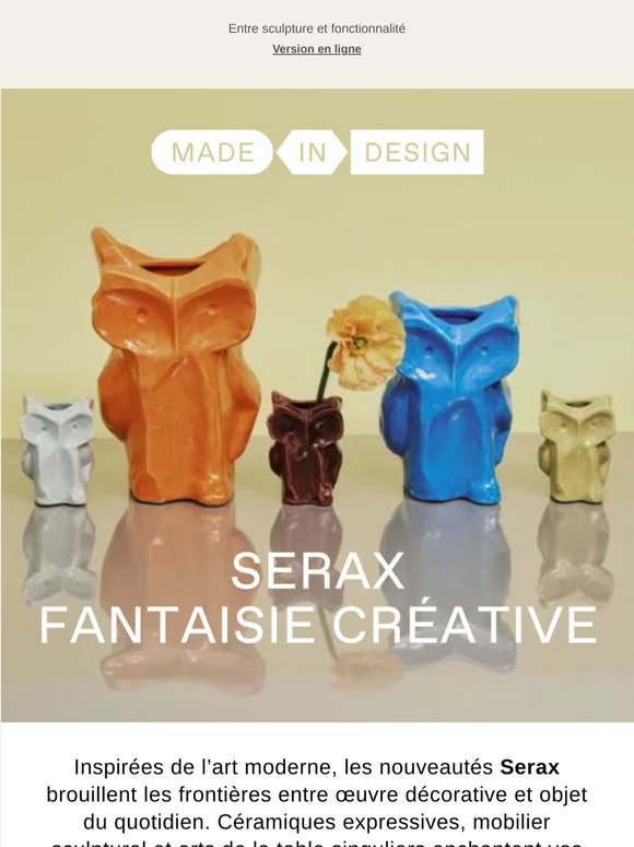 Serax | Nouveautés à adopter
