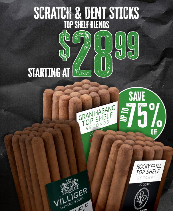 Scratch & Dent Sticks from $28.99