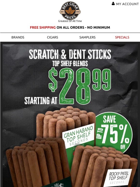 🩹Scratch & Dent Sticks from $28.99