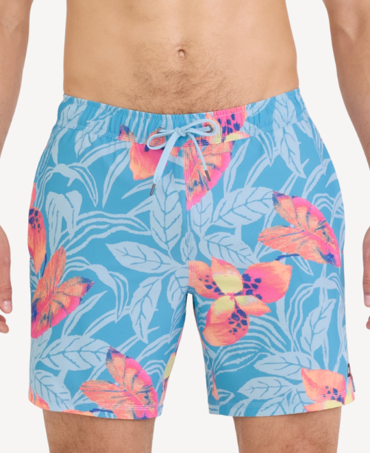 Nocturnal Orchid Oh Buoy 18" Swim Trunk