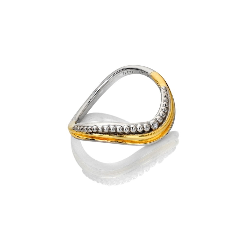 Image of Teardrop Two Tone Ring