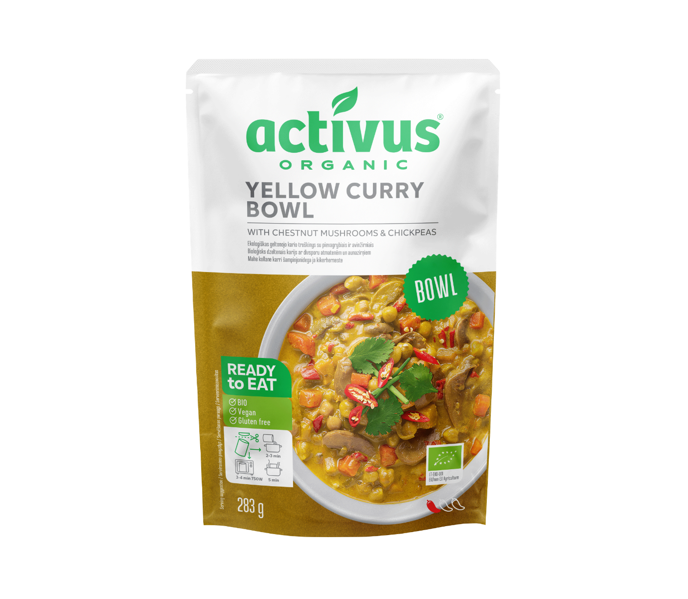 Image of Activus Gele Curry Bowl 283g, bio