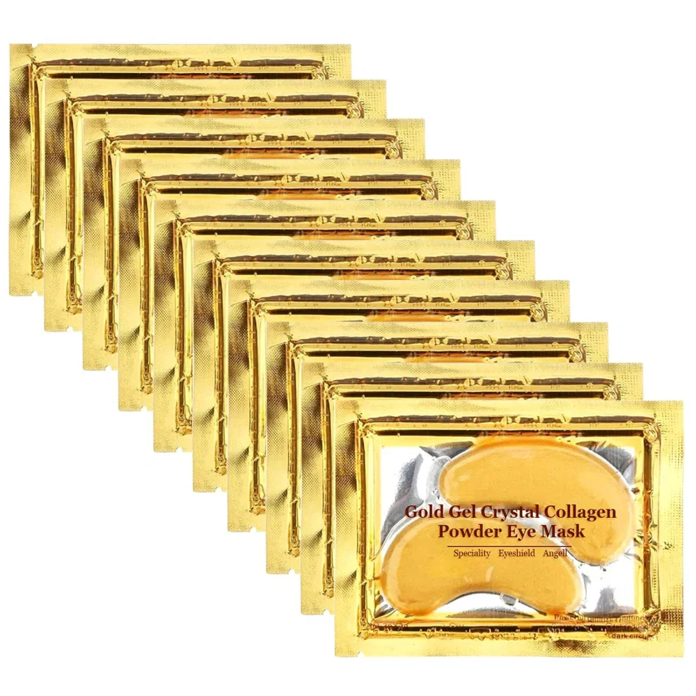 30 Pair Gold Under Eye Patches - Collagen Eye Masks for Puffiness and Dark Circles