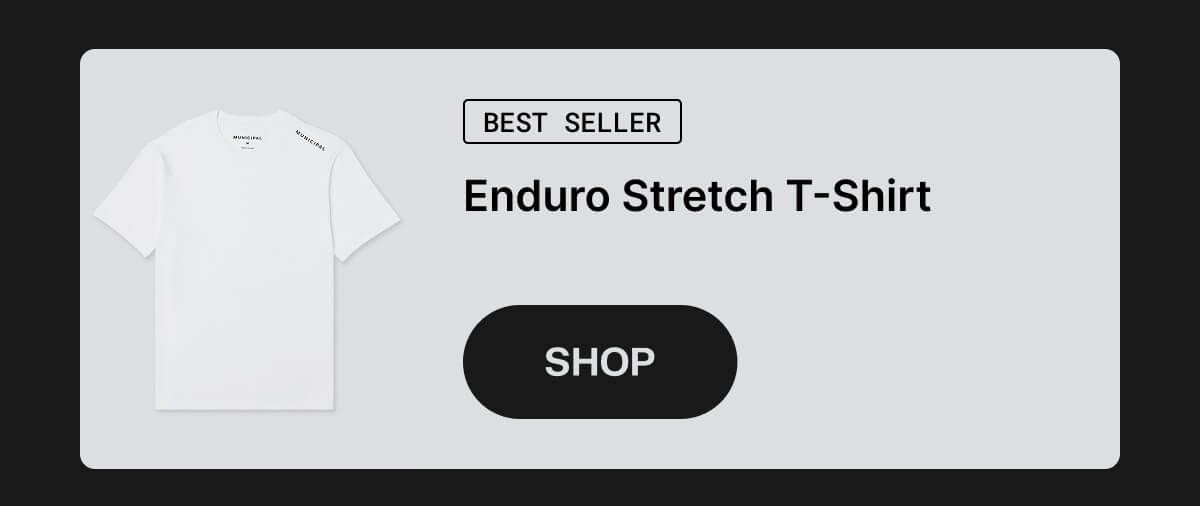 Enduro Stretch T-Shirt in White