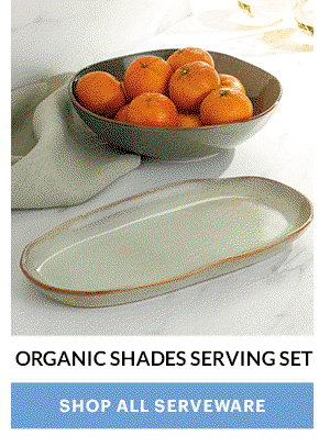 ORGANIC SHADES SERVING SET  [SHOP ALL SERVEWARE]