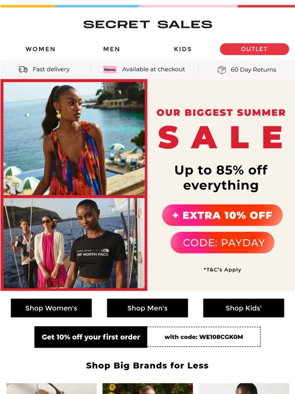 Here’s 10% Off to Start Shopping
