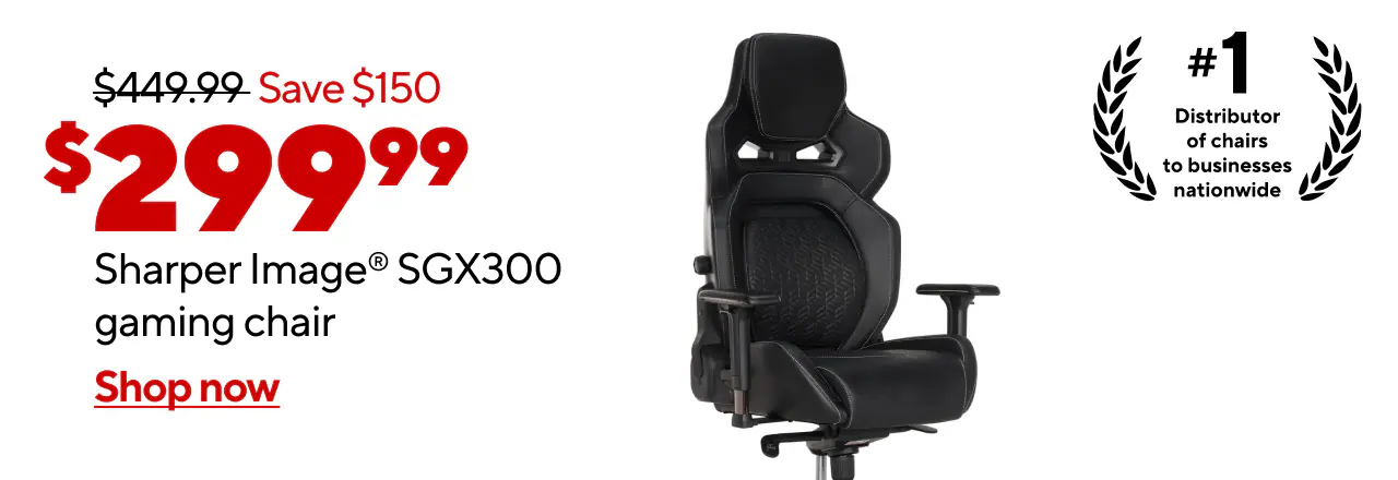 RETAIL ONLY/BOPIS  $439.99, Save $140, $299.99 Sharper Image® SGX300 Chair