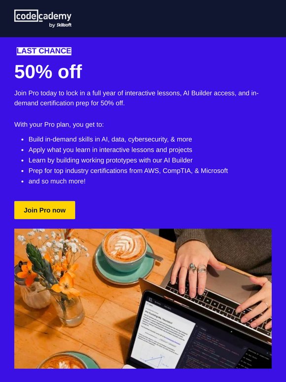 Last chance to save on Pro